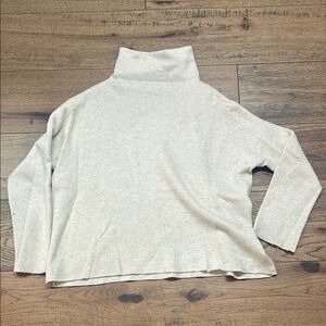 Vince Elegant Cream Turtleneck Sweater